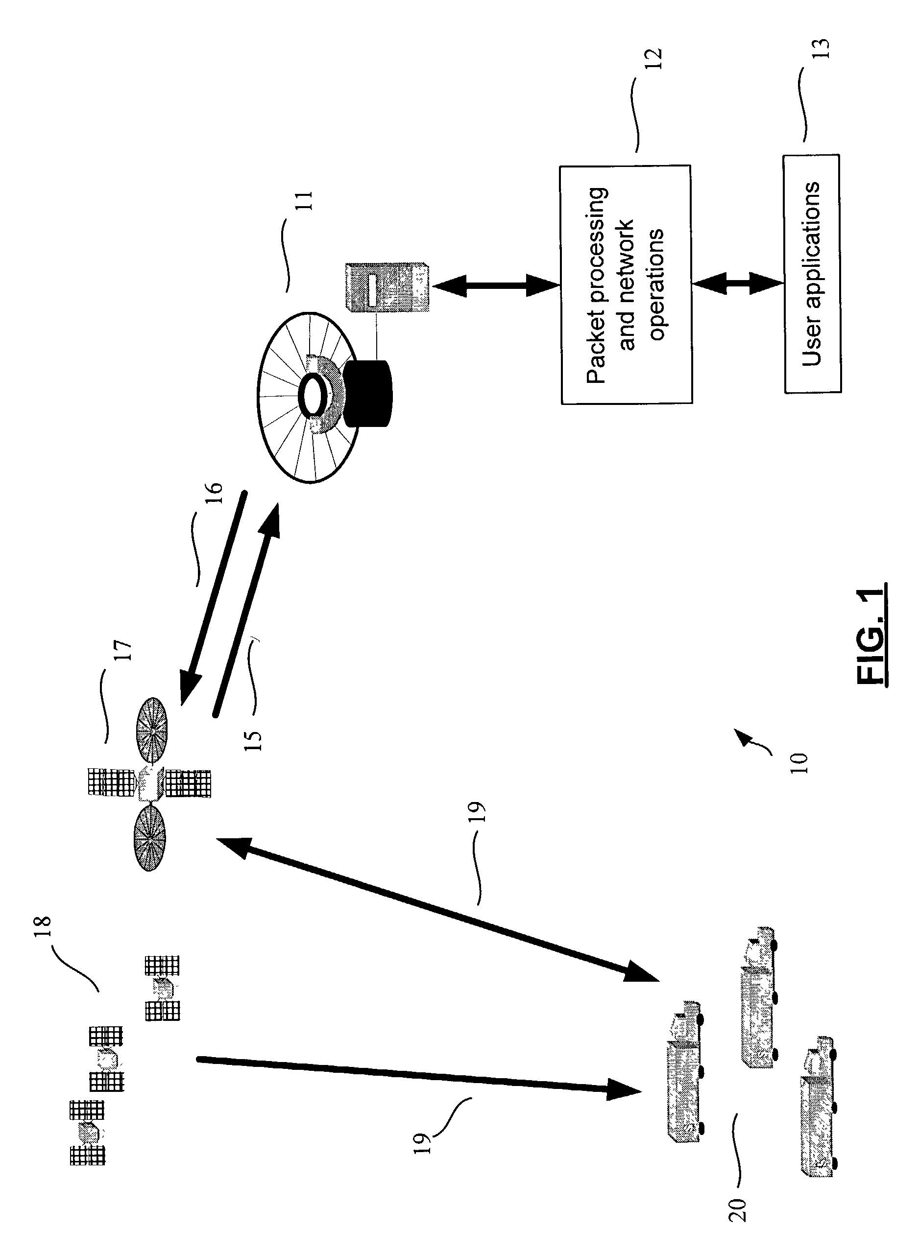 Forward link text compression in satellite messaging