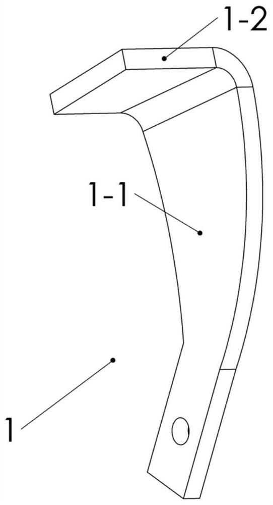 Supporting seat between rotary tillage shafts and rotary cultivator