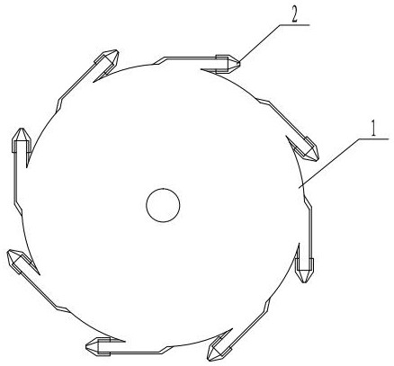 Water flushing type autorotation sphere pesticide spraying device