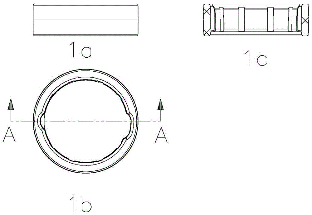 A plastic mold with an automatically separable overflow structure