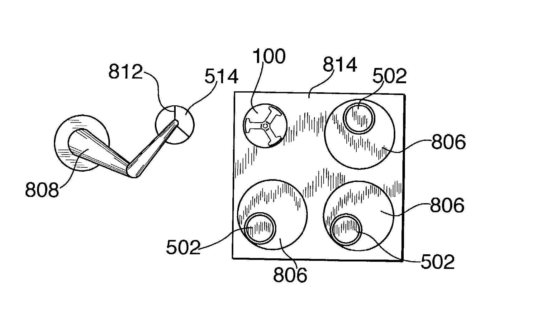 Edge contact loadcup