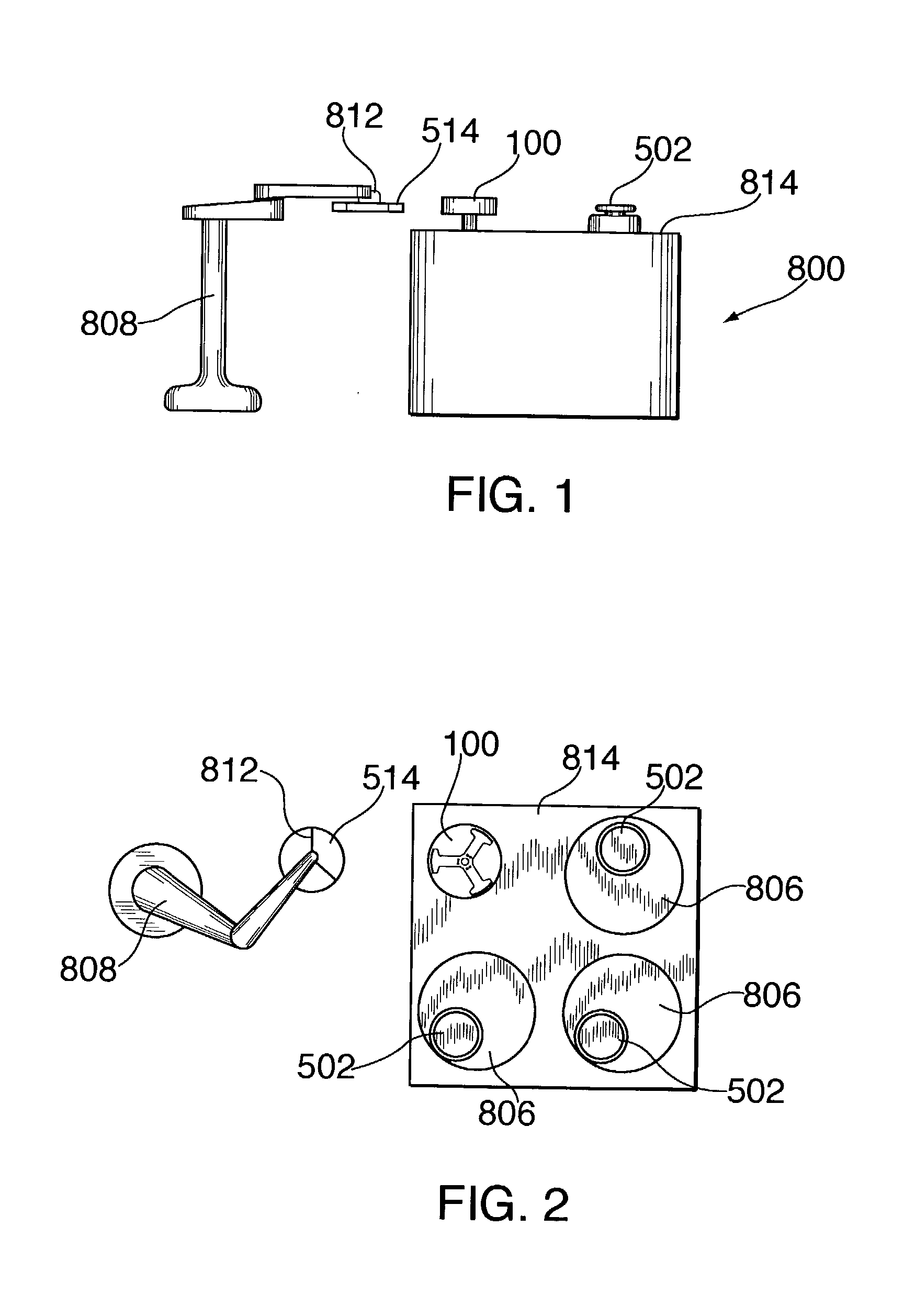 Edge contact loadcup