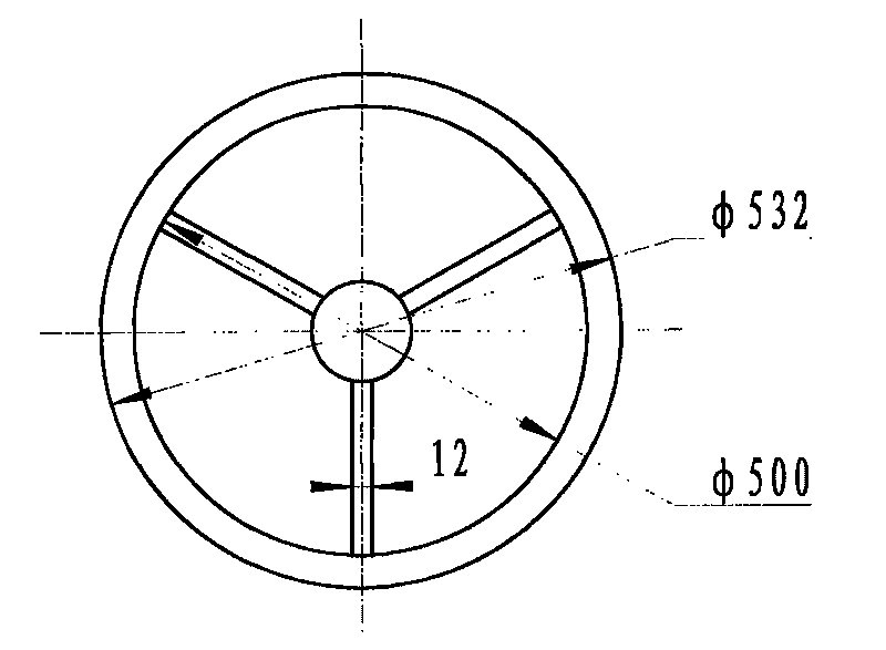 Centrifugal casting method for titanium alloy frame casting