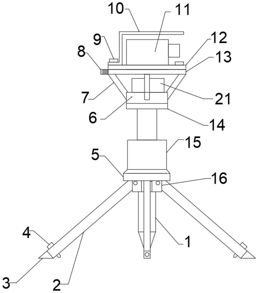 Distance measurement device based on electric signals