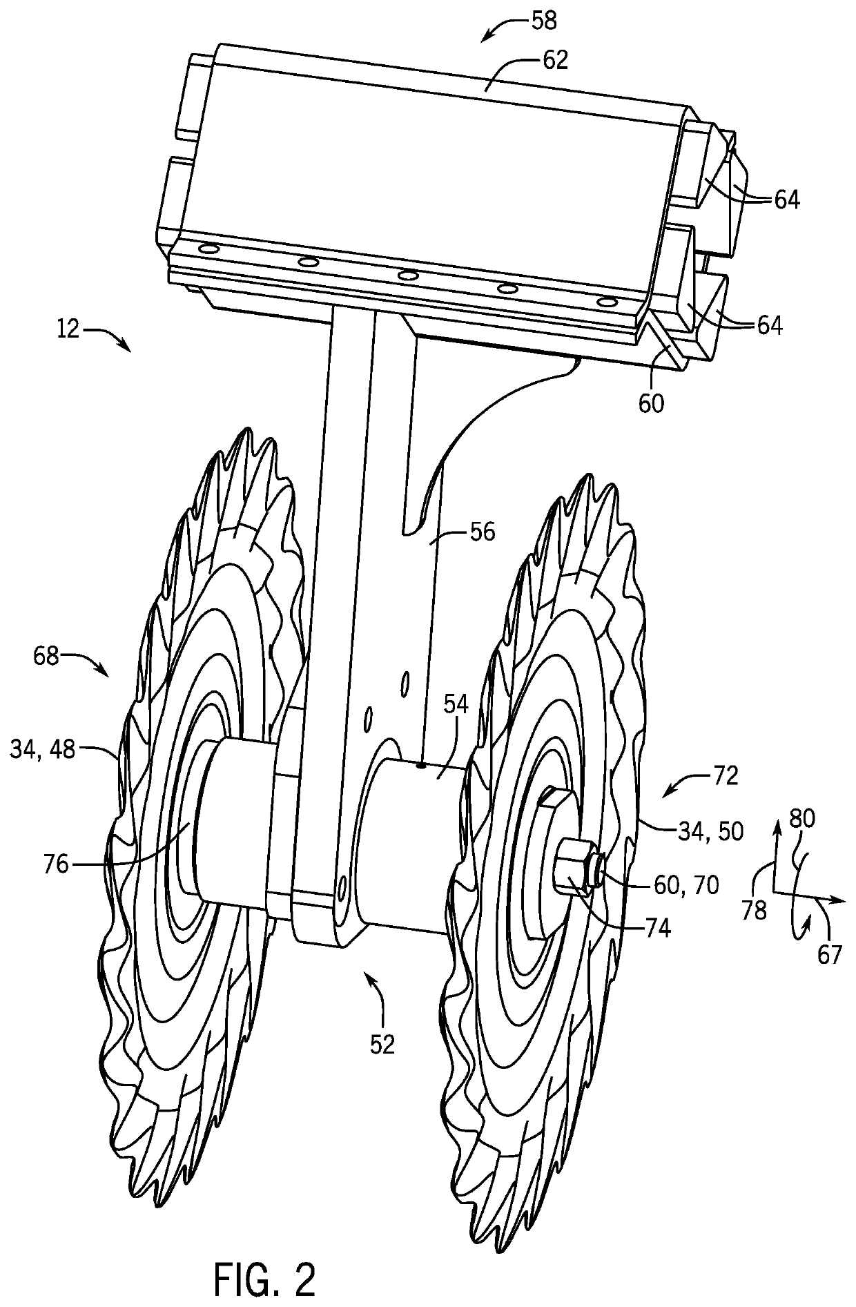 Disc assembly for an agricultural implement