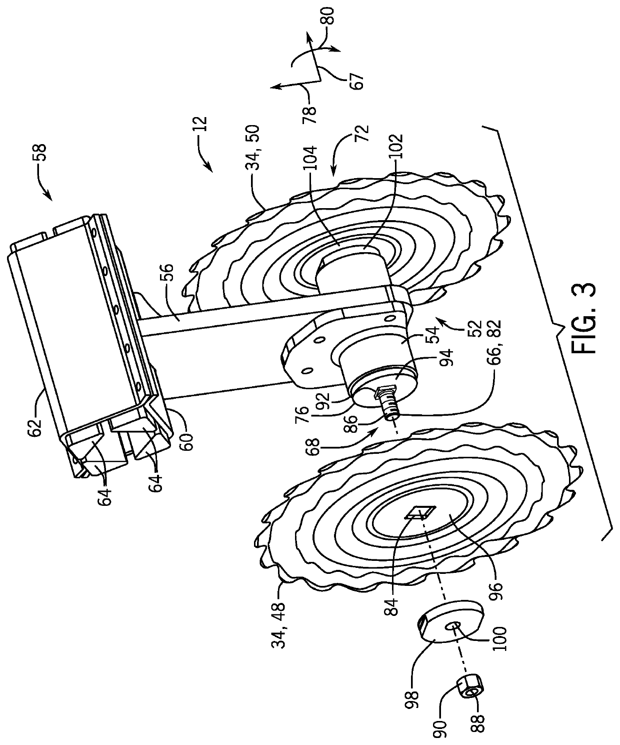 Disc assembly for an agricultural implement