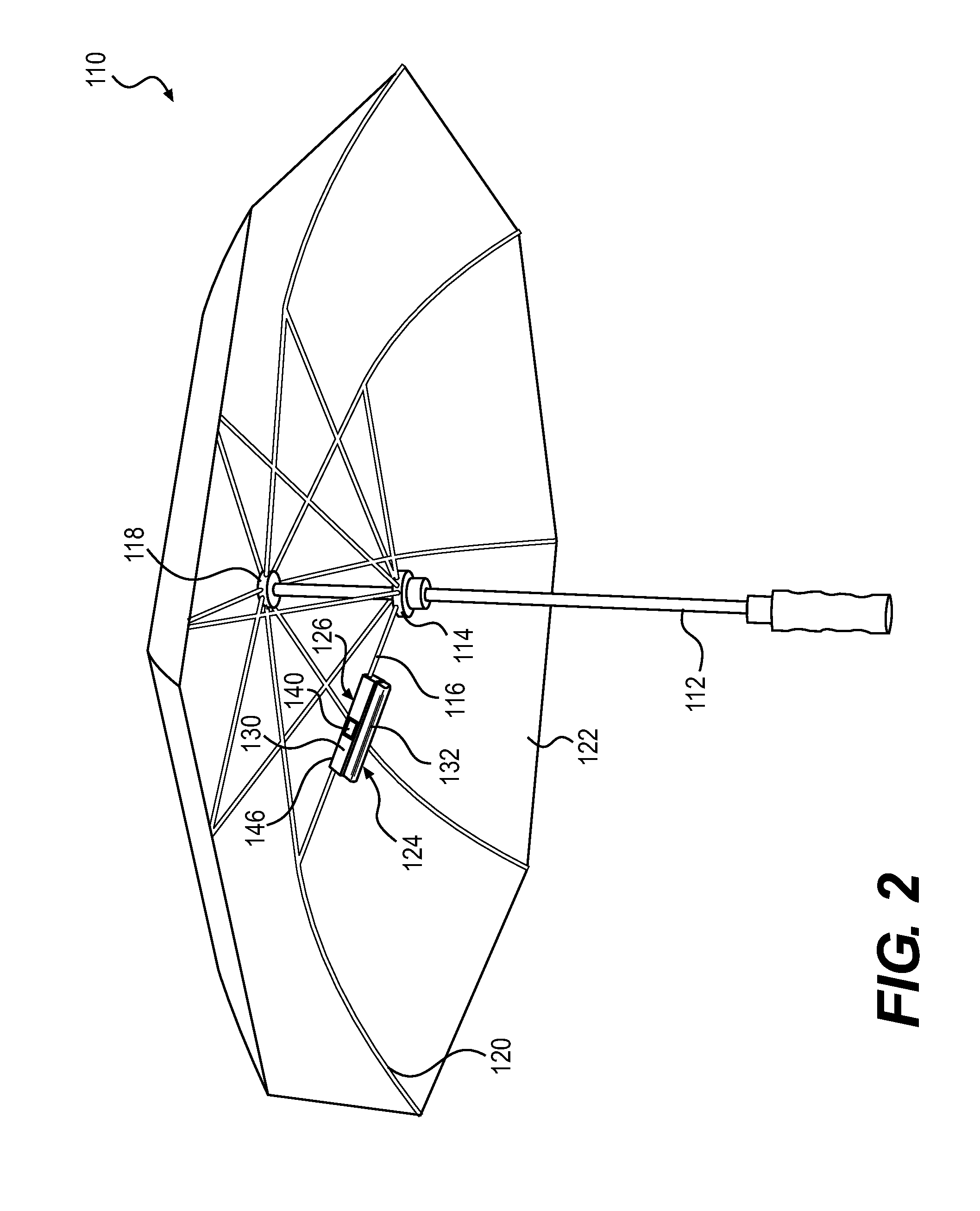 Healthy sun-like rays umbrella