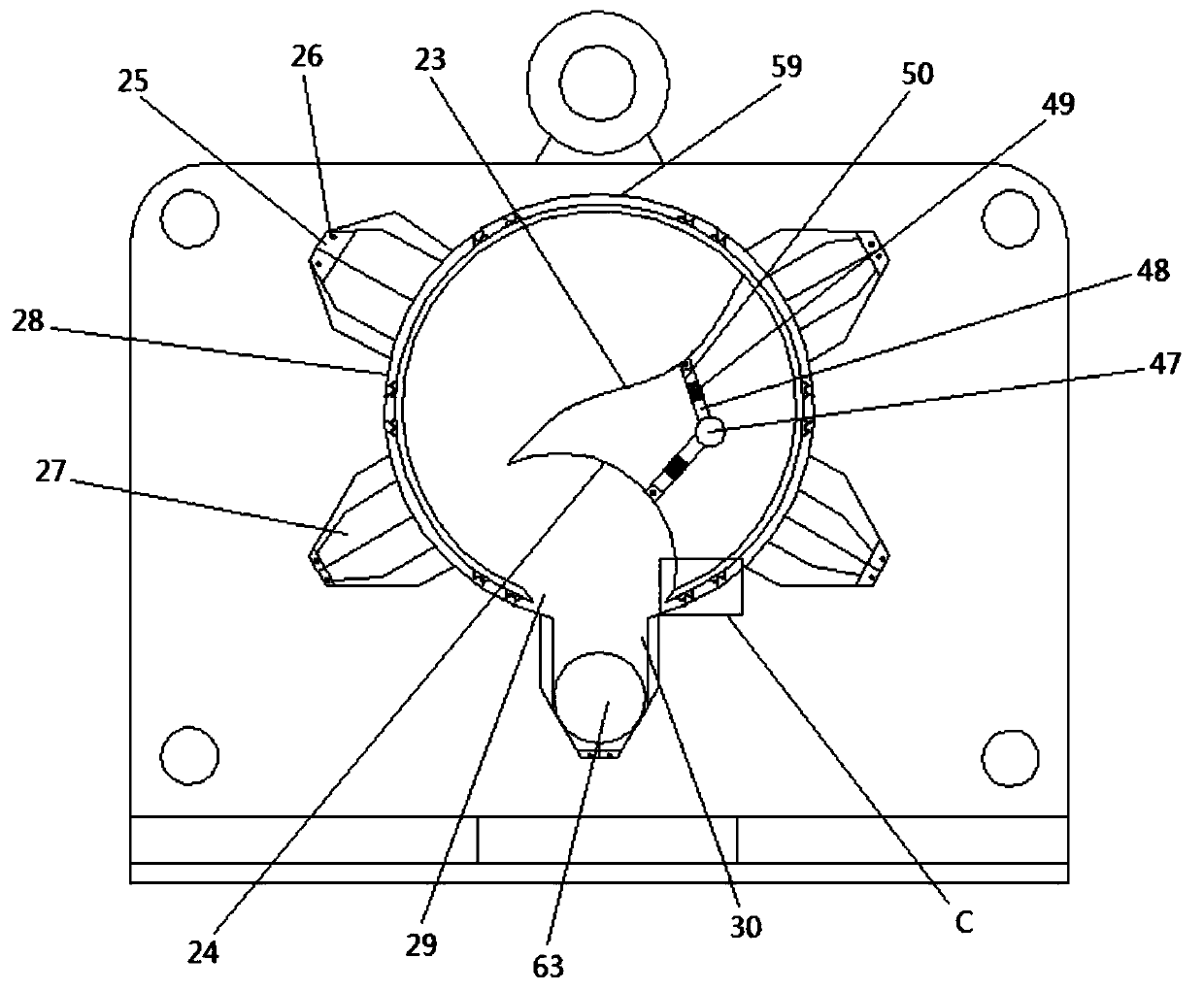 Round tablet cutter convenient for continuous cutting