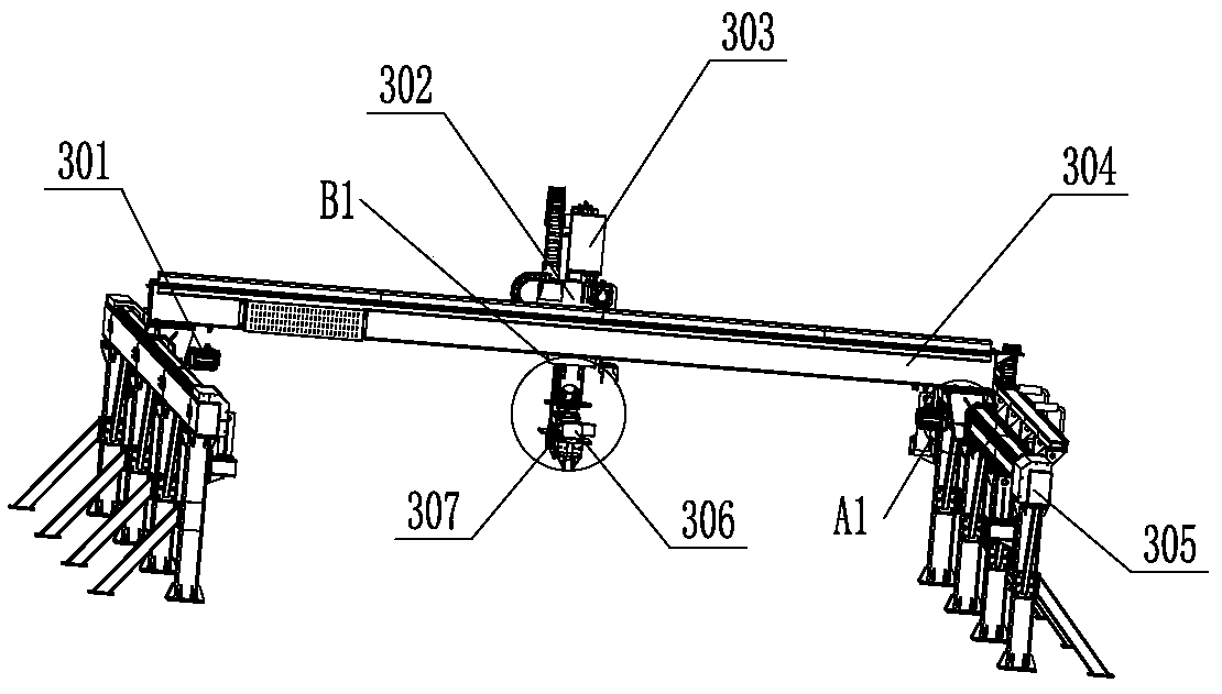 Positioning and mounting line and method for magnetic side molds