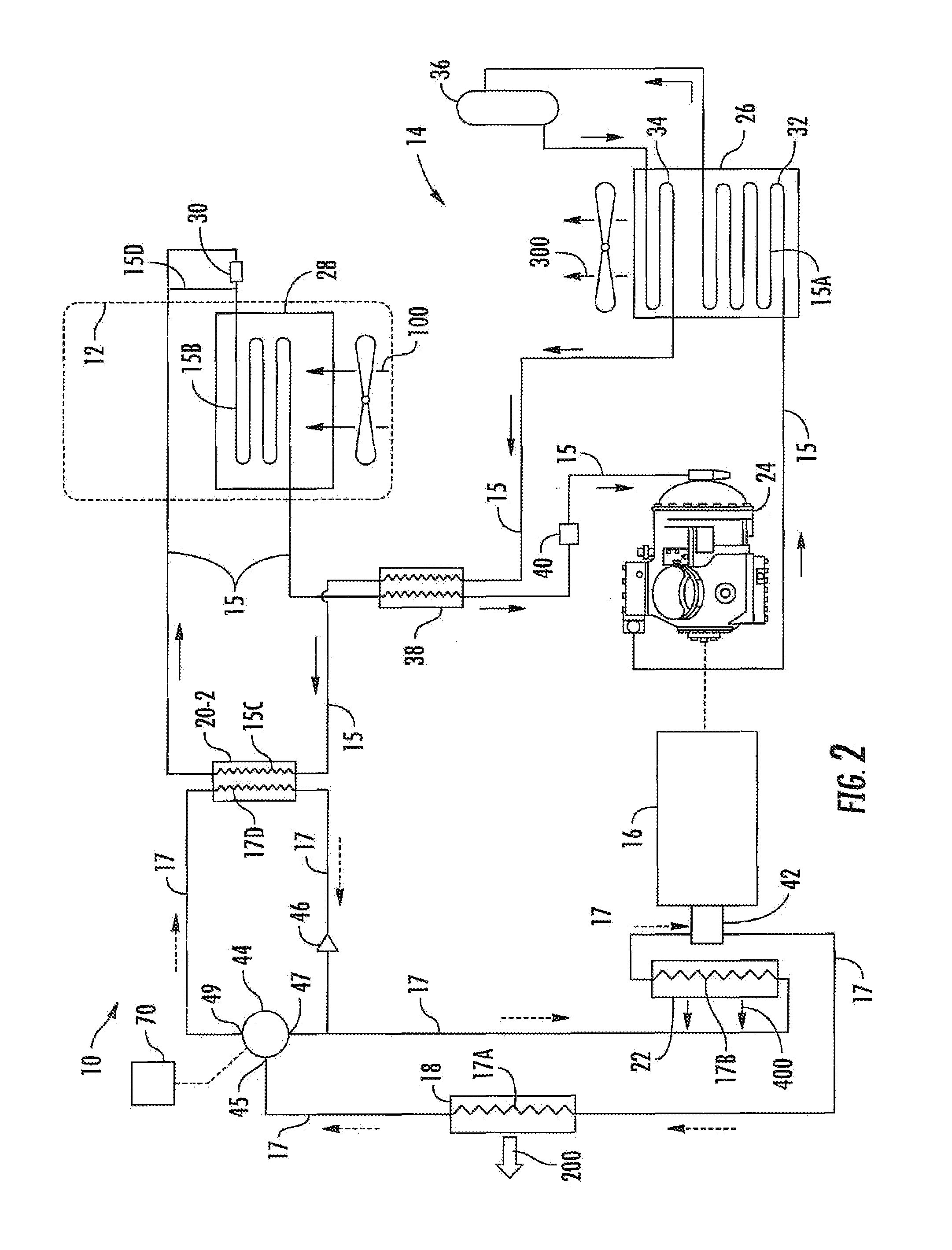 Transport Refrigeration System Utilizing Engine Waste Heat