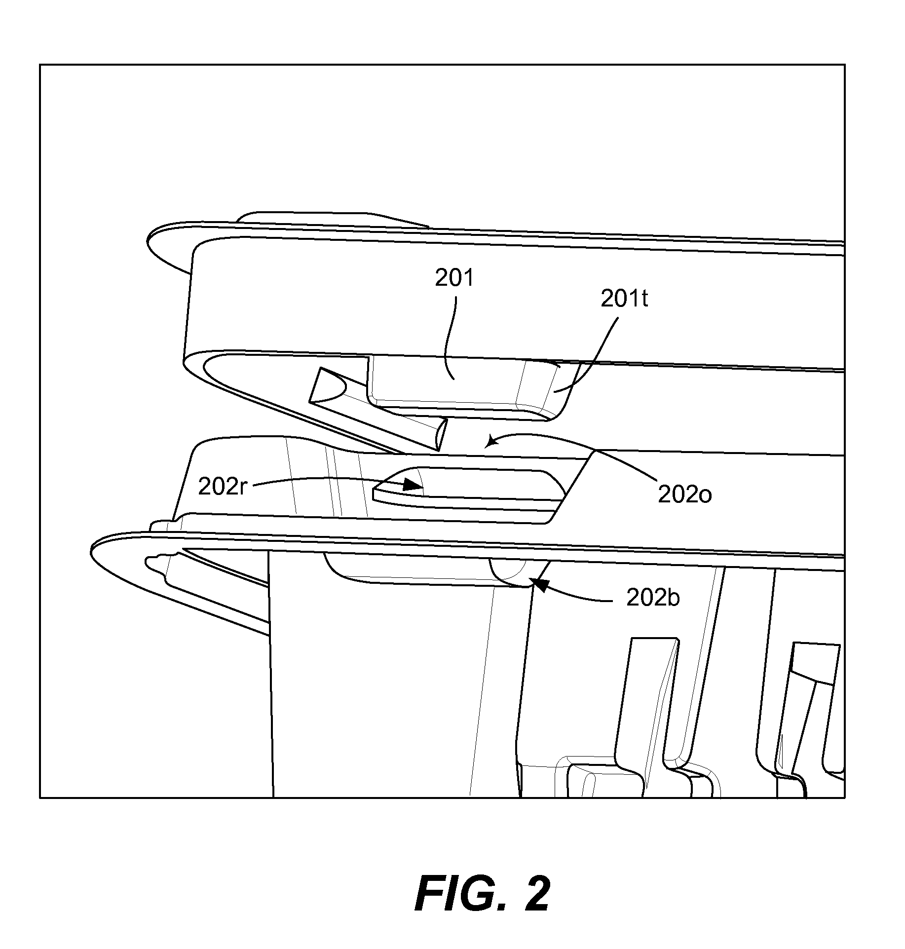 Damage resistant container and locking feature