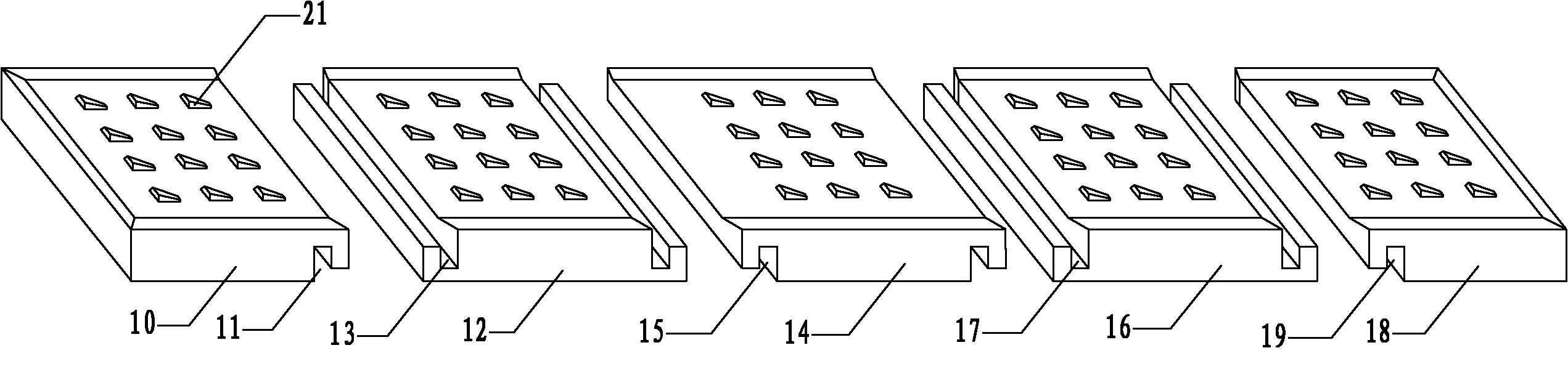 High temperature-resistant ceramic cremation kang surface