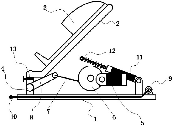 Foot joint nursing rehabilitation device