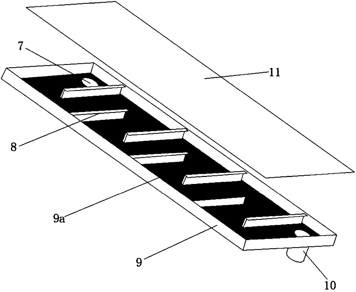 Building energy-saving system achieving energy conversion through radiation