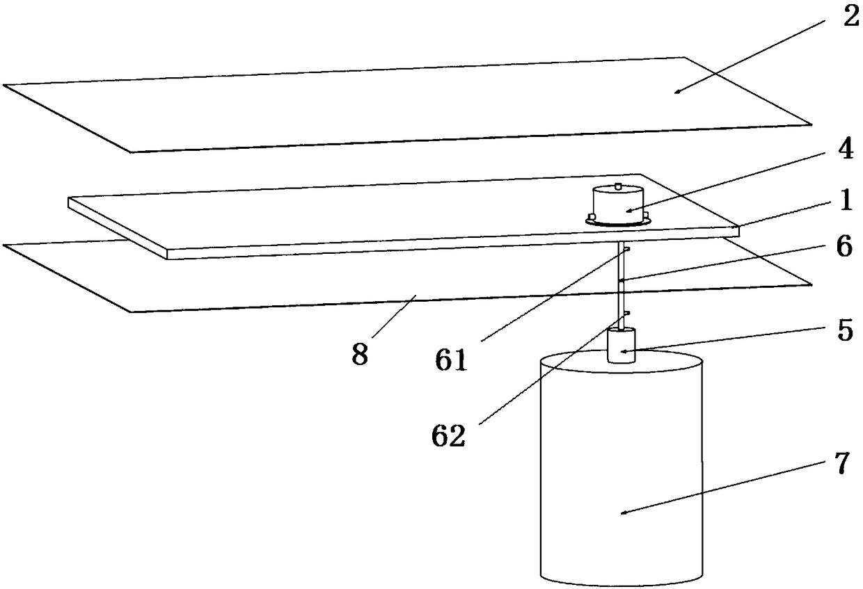 Vibration performance test system under super-high temperature environment