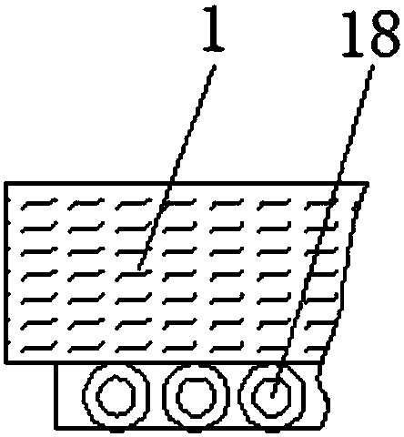 Building waste extruding device high in efficiency and high in practicability