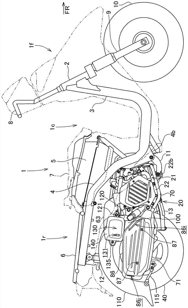 Exhausts for scooter vehicles