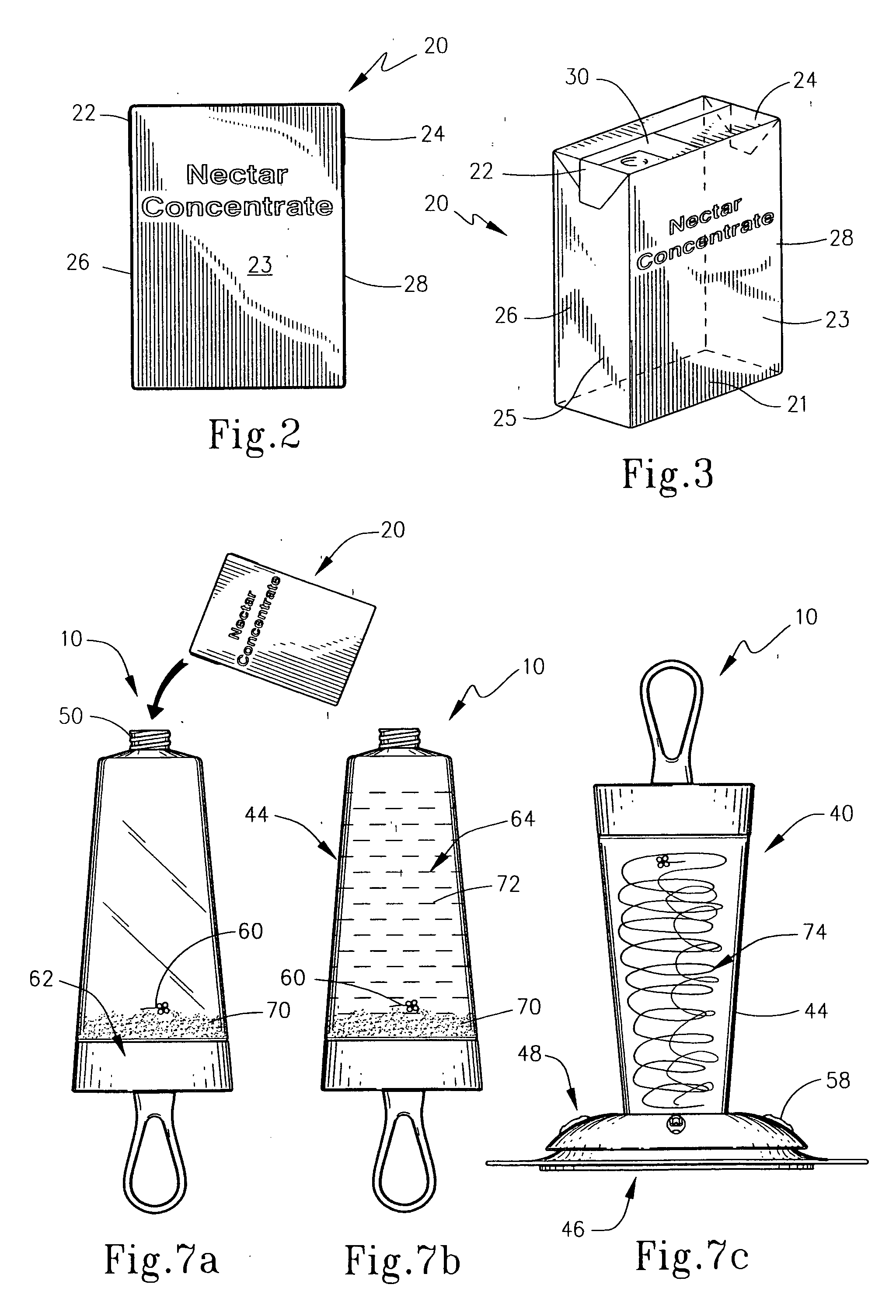 Nectar feeding system