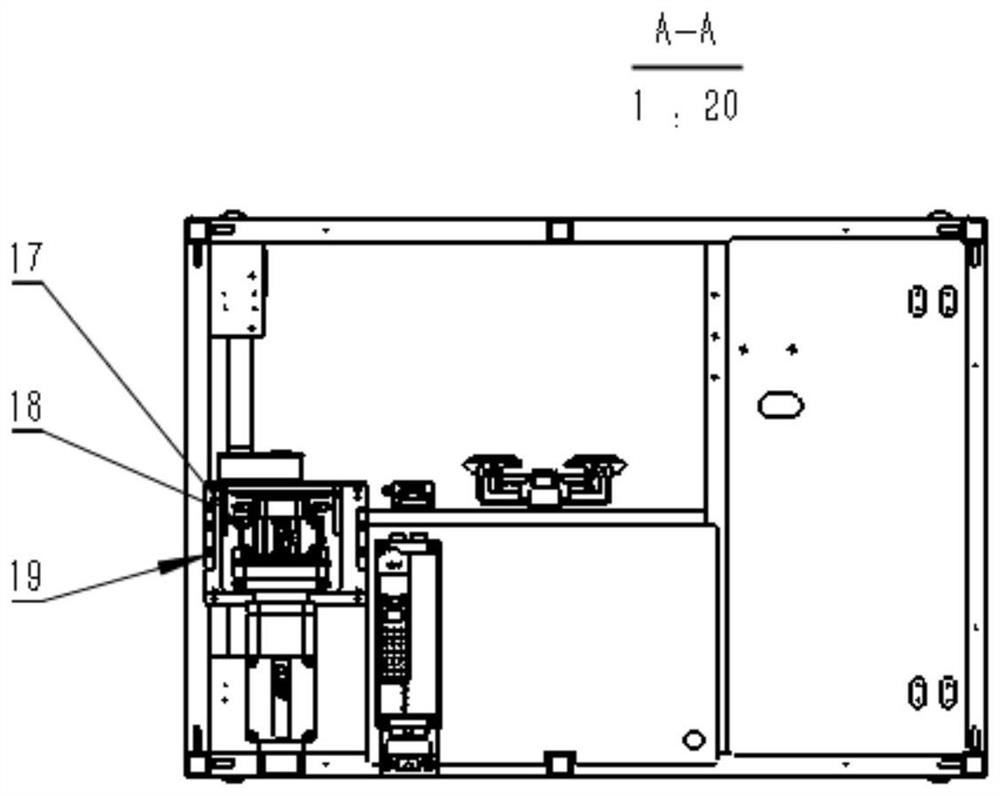 Robot RGV meter hanging system