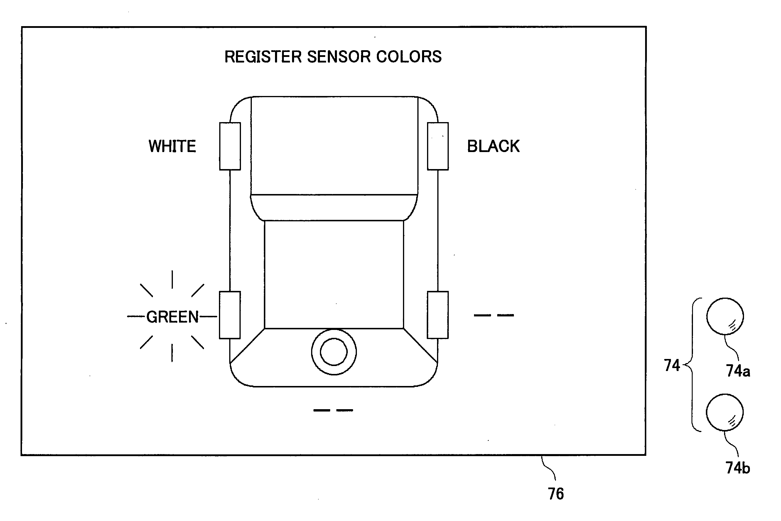 Tire condition display device