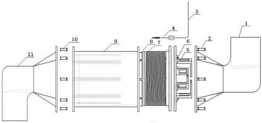 Electromagnetic composite dust removal device