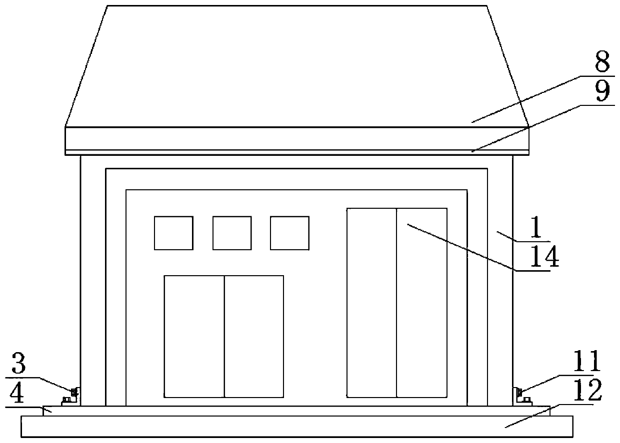 High-low voltage prefabricated substation with good protection performance