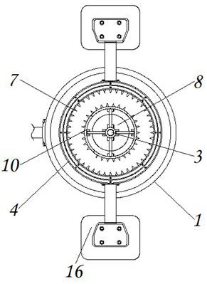 Offshore garbage recycling device for marine environment guarantee based on wave driving