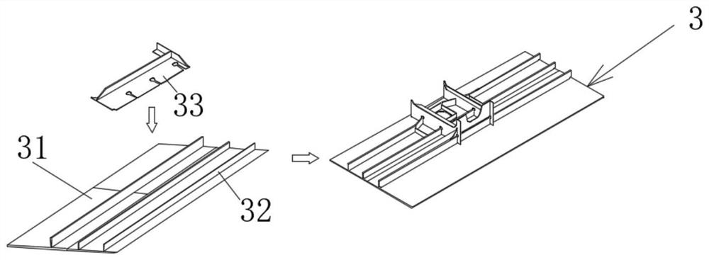 Ultra-large container ship hatch coaming and torsion box integrated construction method