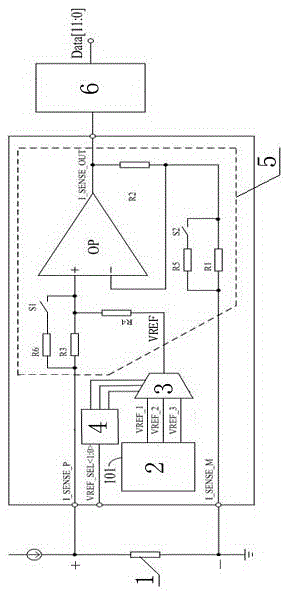 Current detection circuit capable of eliminating offset voltage of operational amplifier