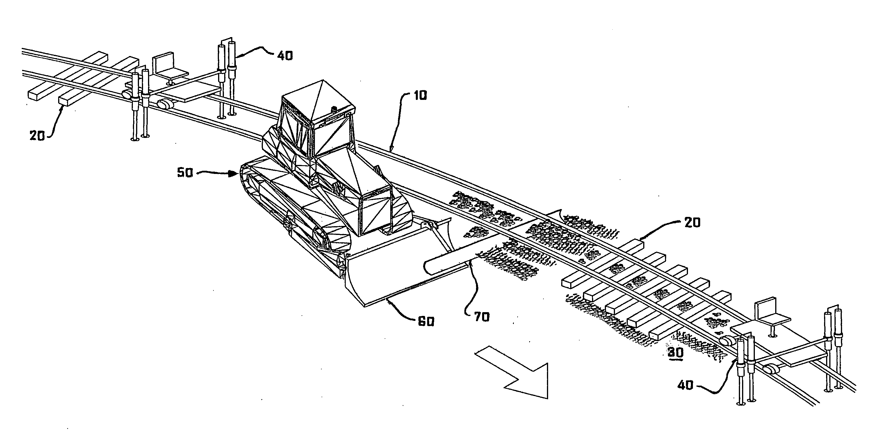 Ballast removal process