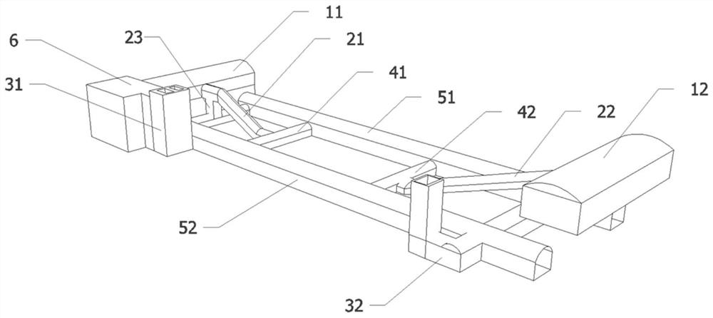 Underground excavation subway station with suspension type station hall layer and independent rail-mounted area and construction method thereof