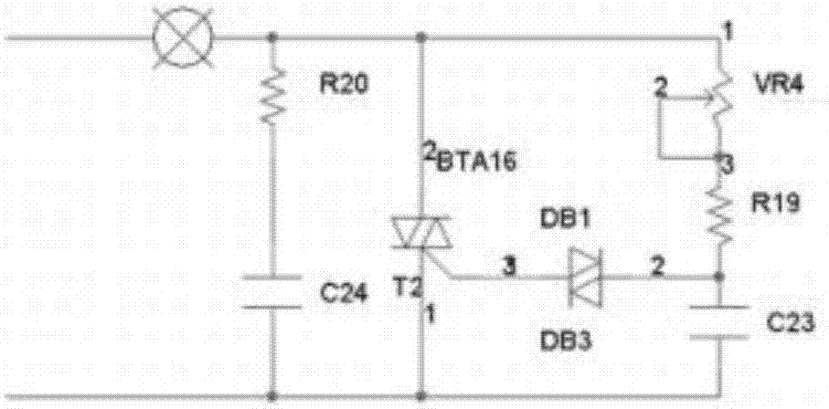 Light adjustment system for LED lamp