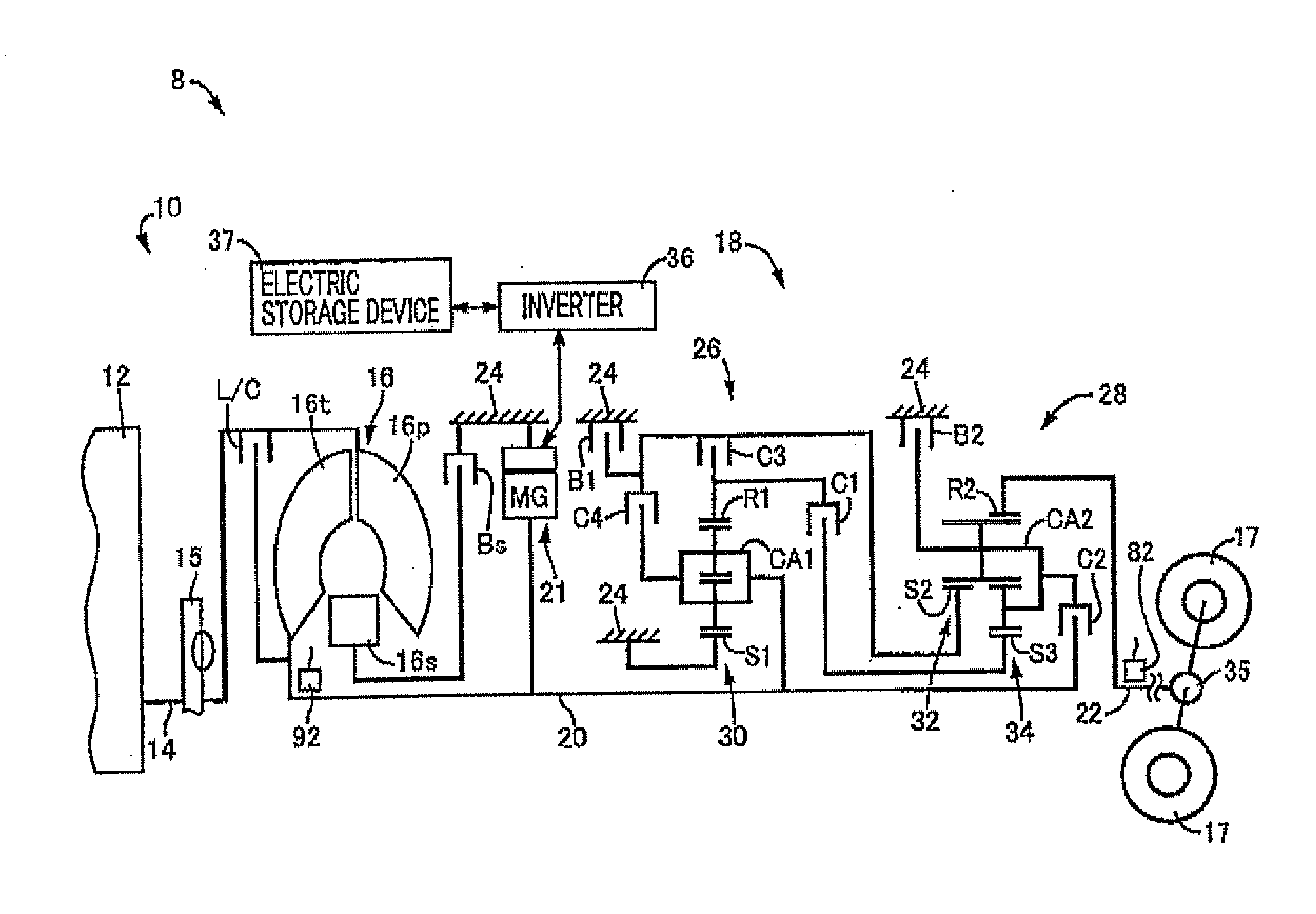 Vehicle engine start control device