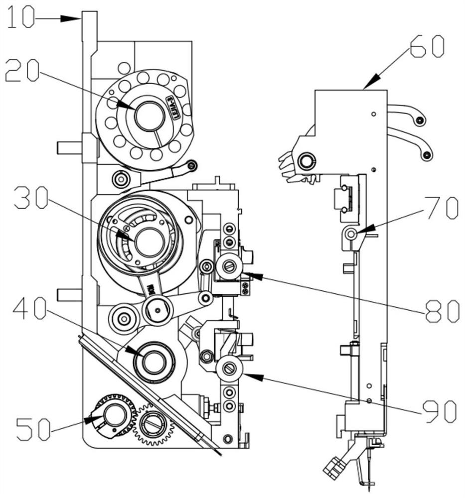 Full-independent control intelligent high-speed embroidery machine head