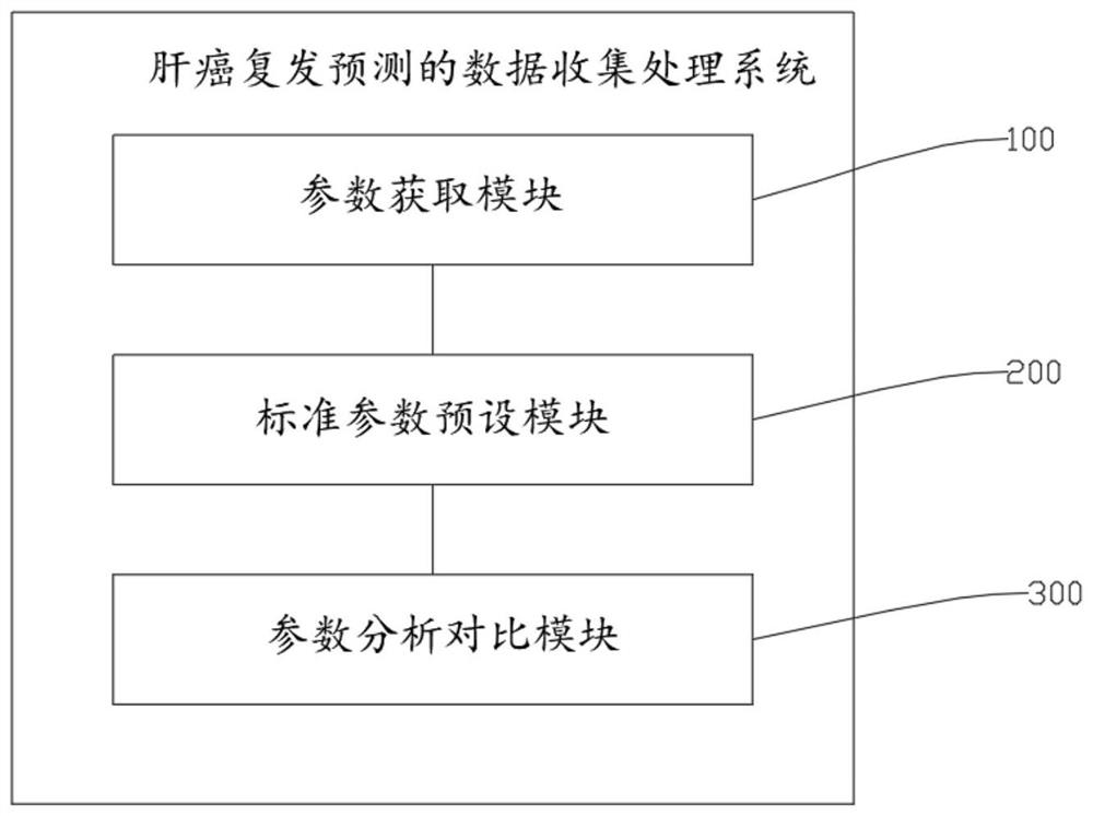 Data collecting and processing system for liver cancer recurrence prediction