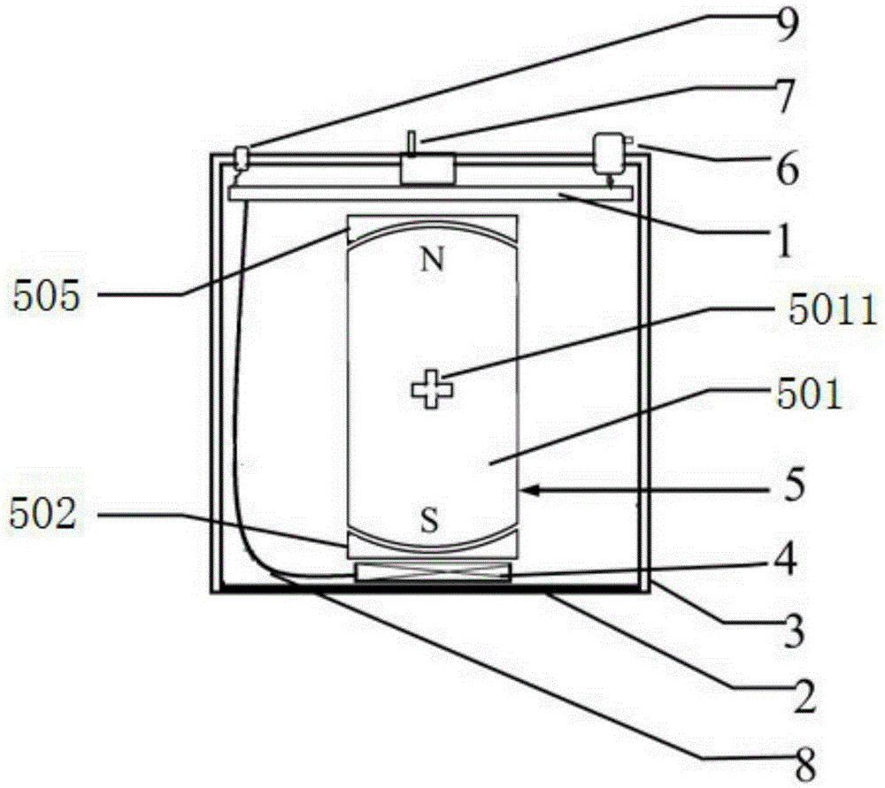 Electromagnetic ultrasonic probe