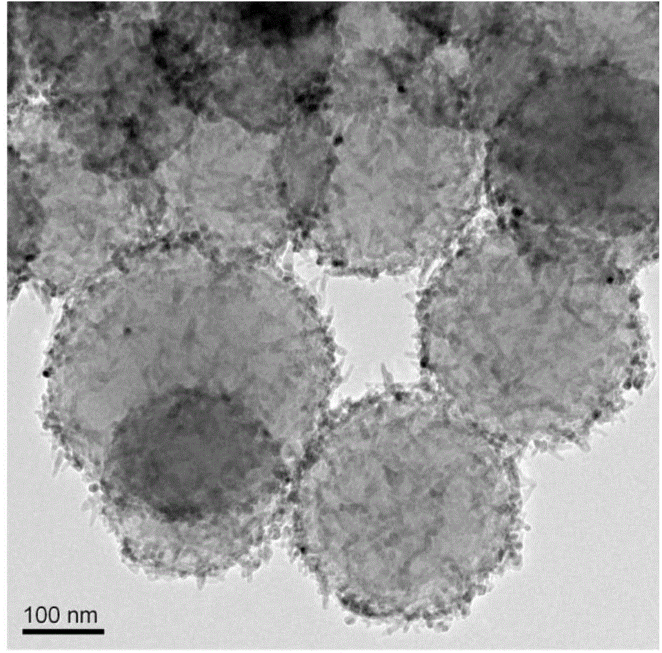 Bismuth-tungstate-modified magnetic-separation hollow composite photocatalyst and preparation method thereof