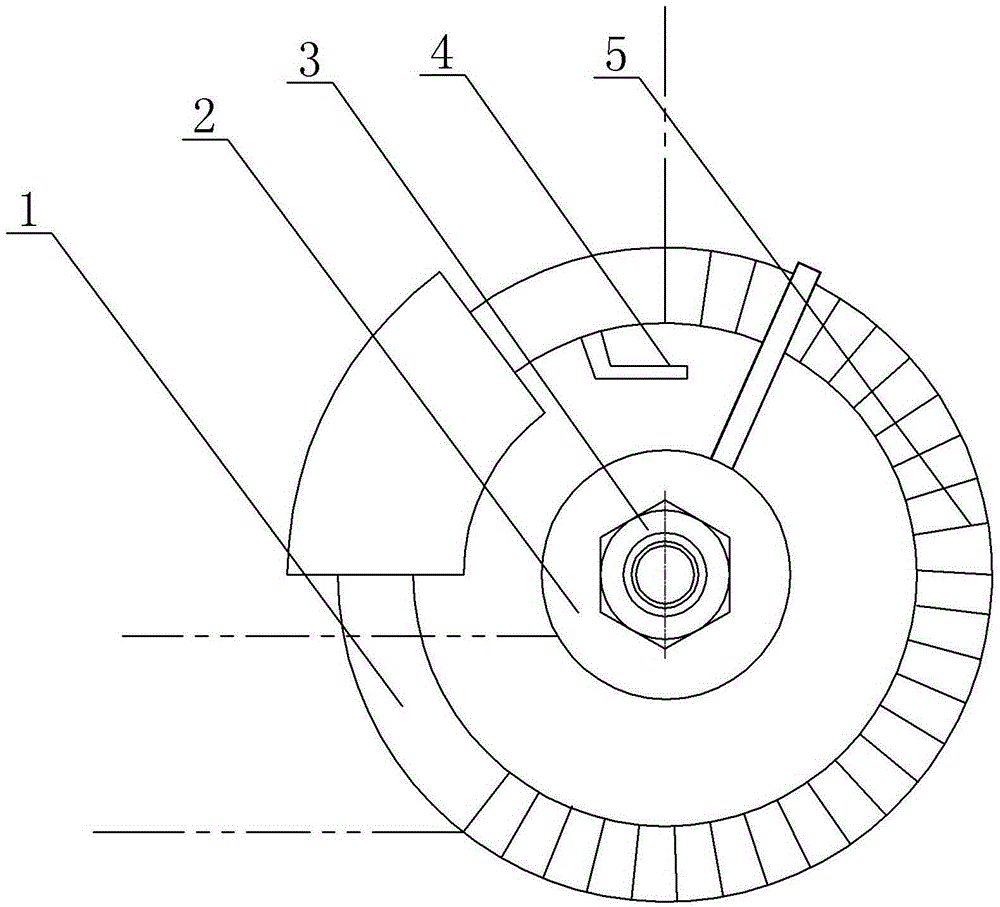 Rotation angle detection current feedback device for welding robot