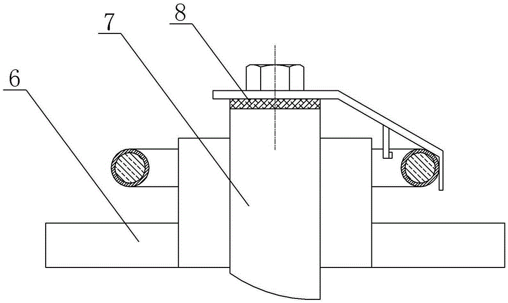 Rotation angle detection current feedback device for welding robot