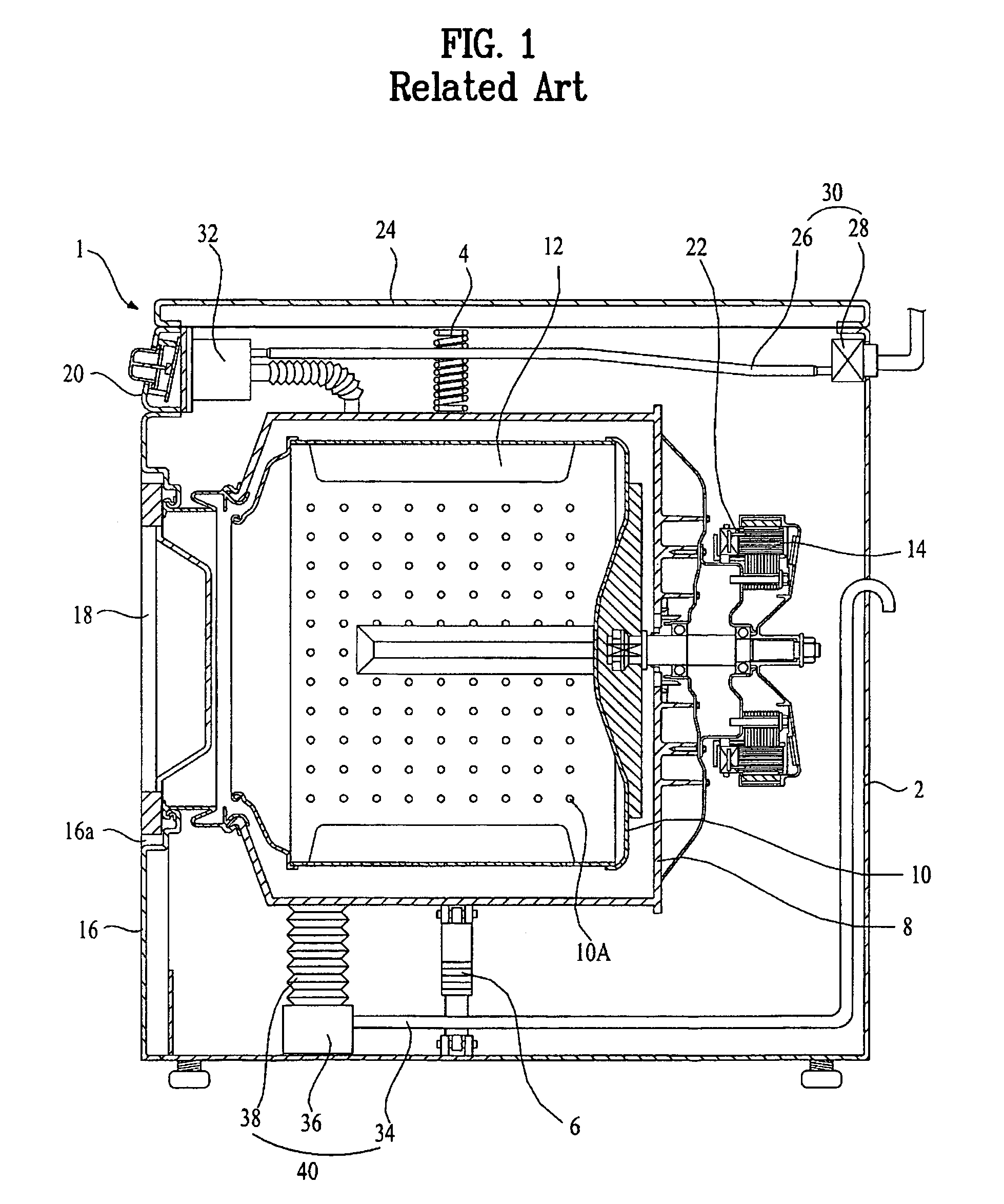 Dehydrating method of drum type washing machine