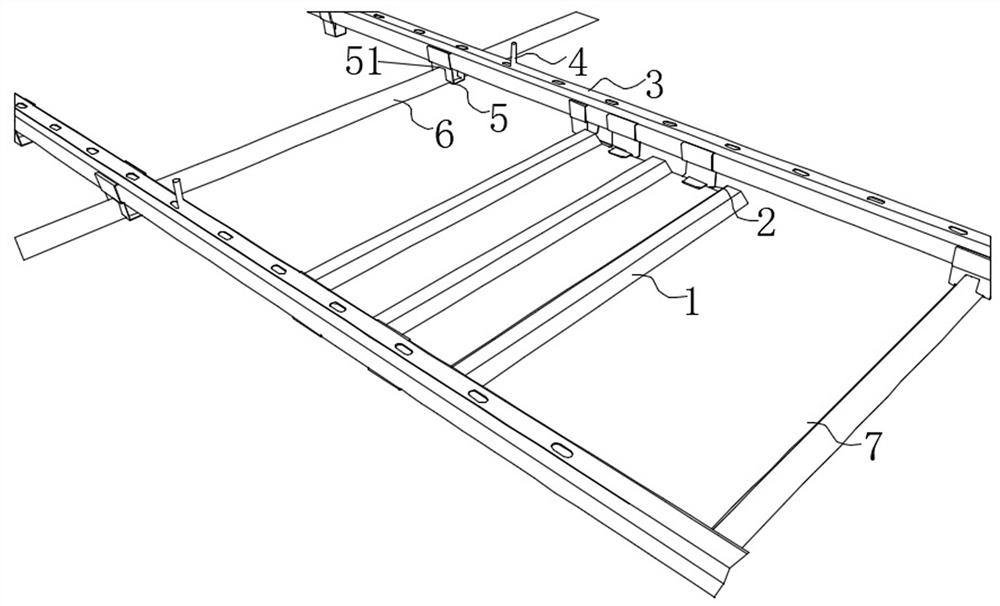 Assembly type light lamp carrying and hanging type rear structure and mounting method