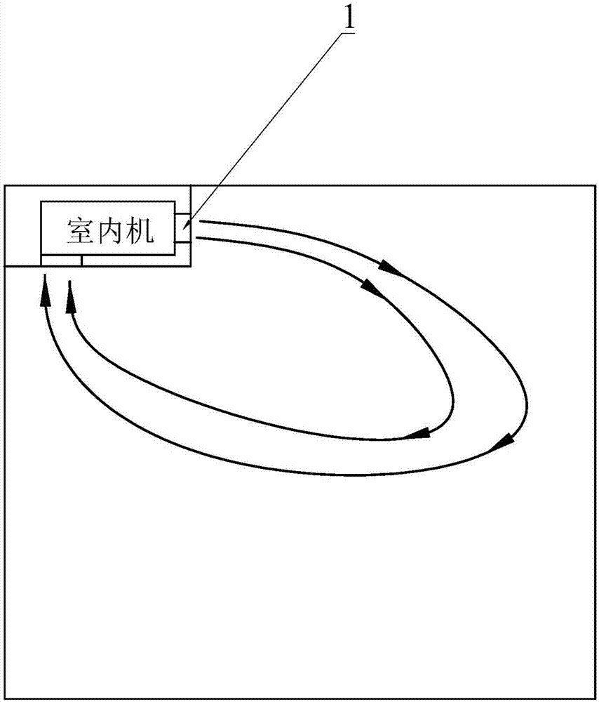 Air supply outlet air guide structure, air conditioner and control method for air supply outlet air guide structure