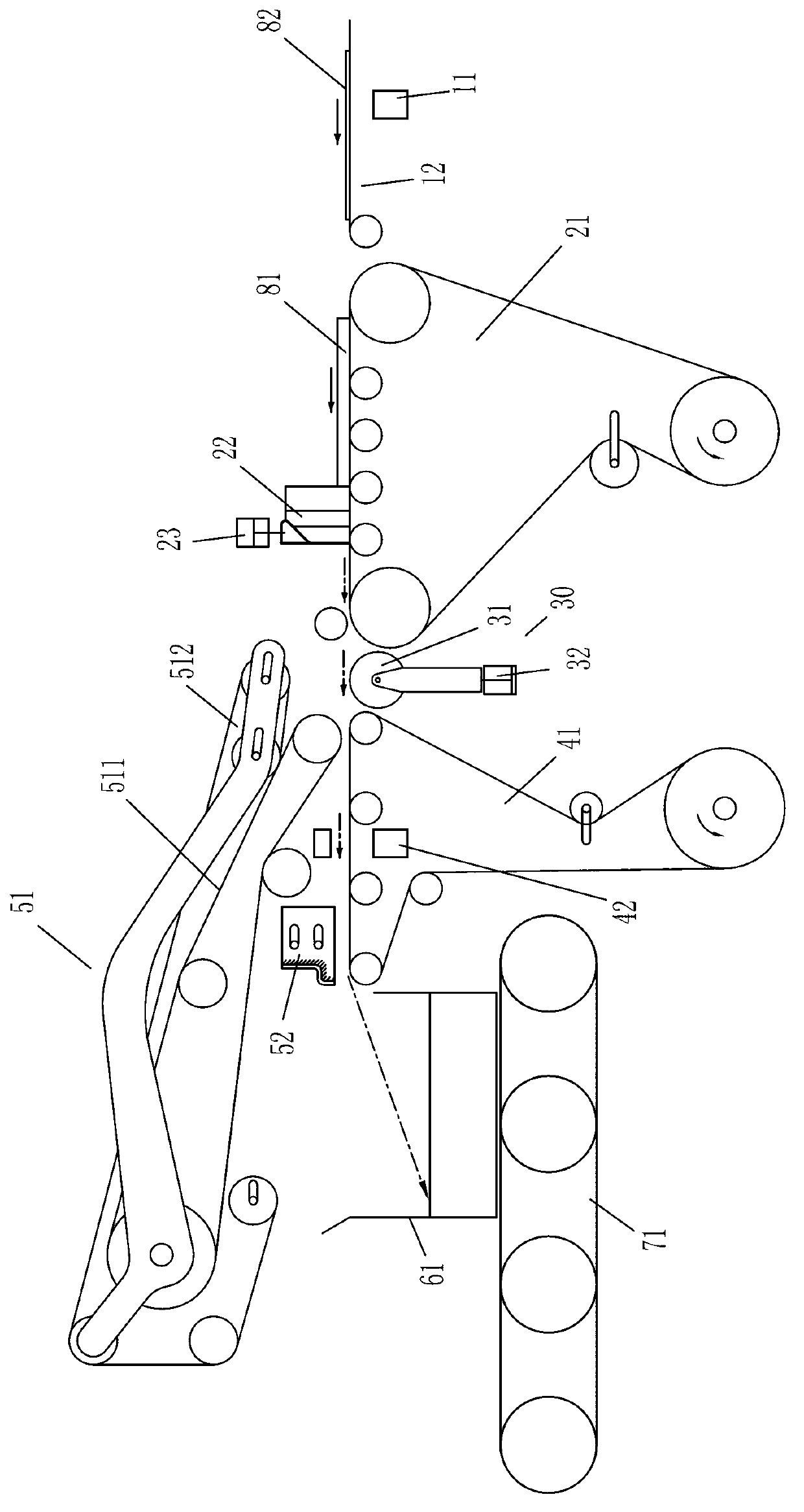 Abrasive paper stacker and abrasive paper stacking method thereof