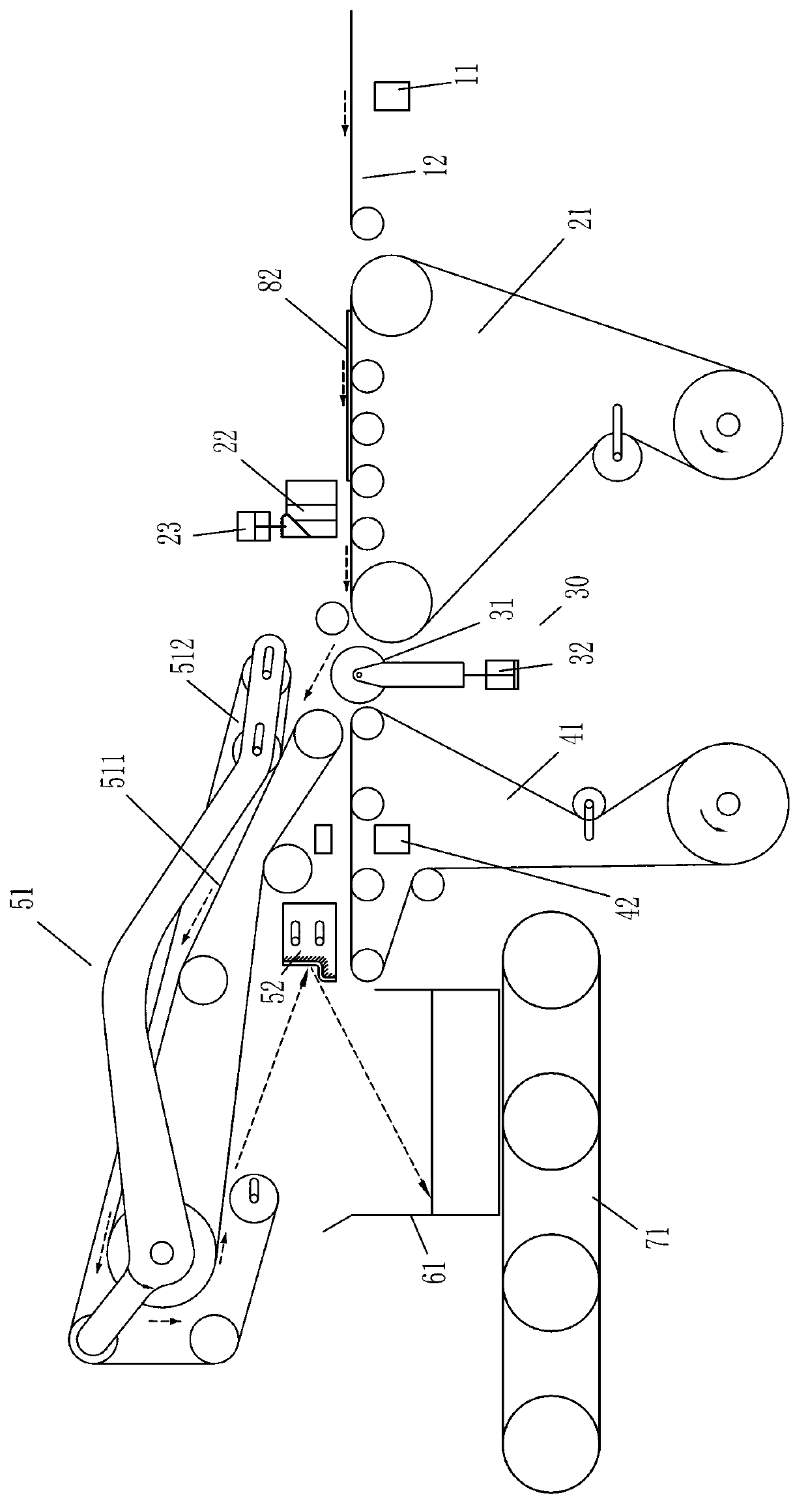 Abrasive paper stacker and abrasive paper stacking method thereof