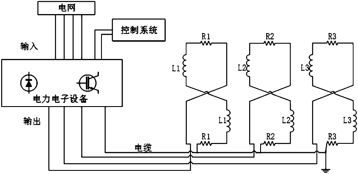 Control method of superconductive electric aerotrain capable of realizing static floating