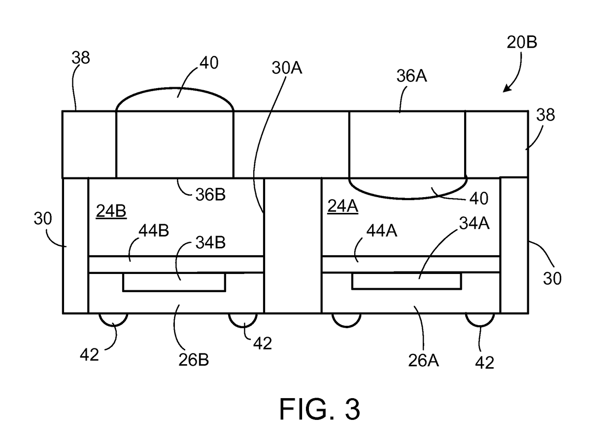 Optoelectronic modules having a silicon substrate, and fabrication methods for such modules