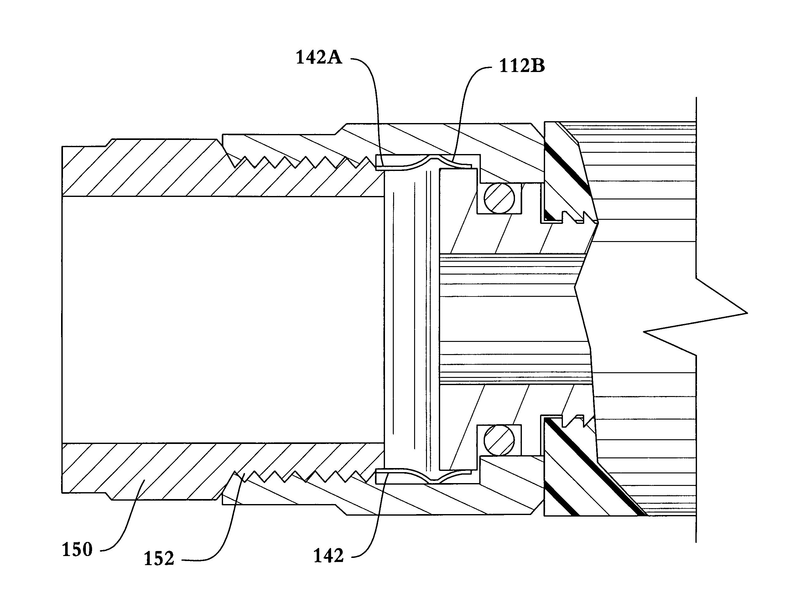 Coaxial connector grounding inserts