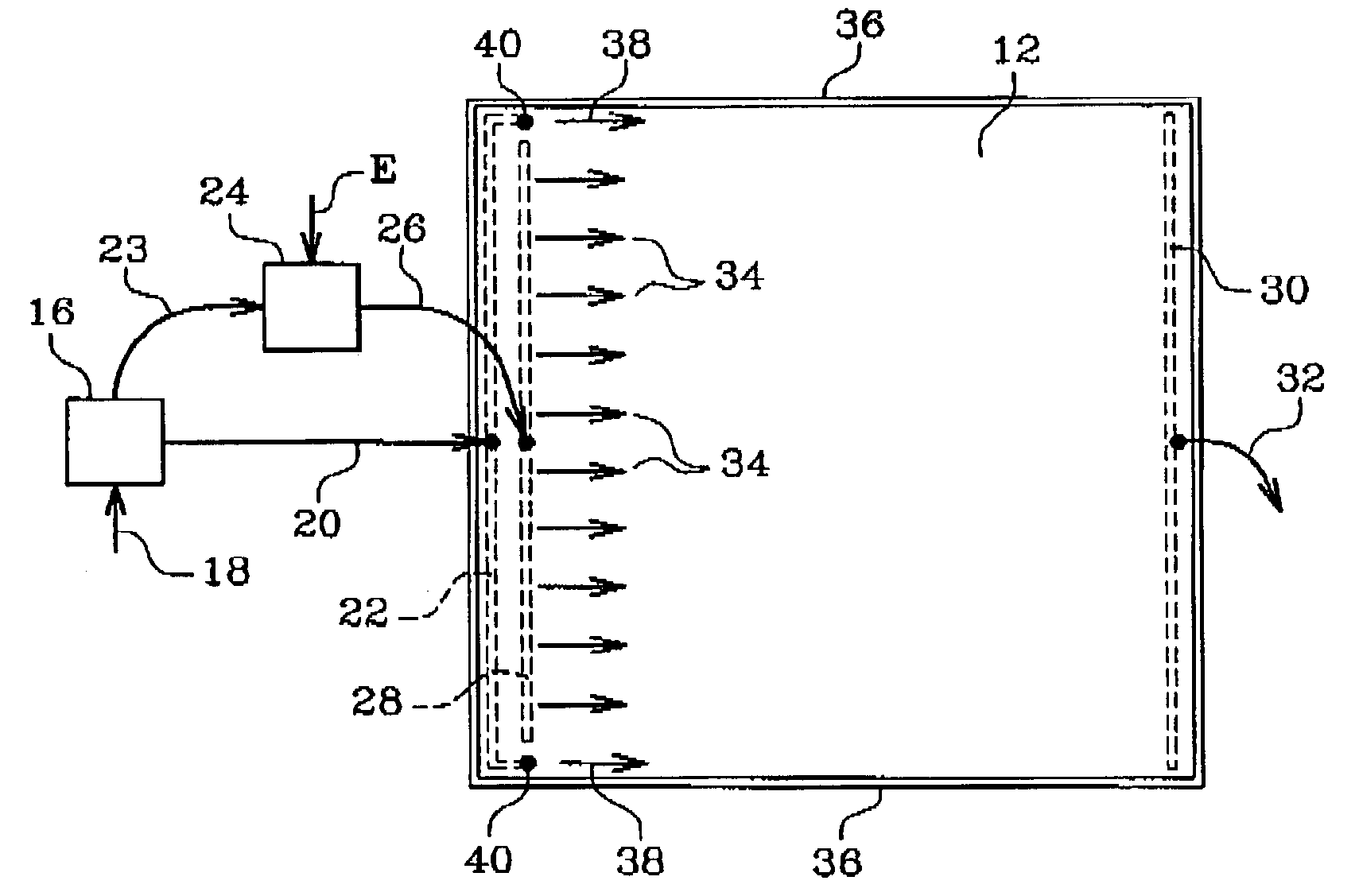 Apparatus for separating sample components by liquid chromatography under pressure