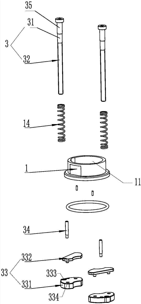 On-table rapid-installation and rapid-disassembly apparatus for faucet