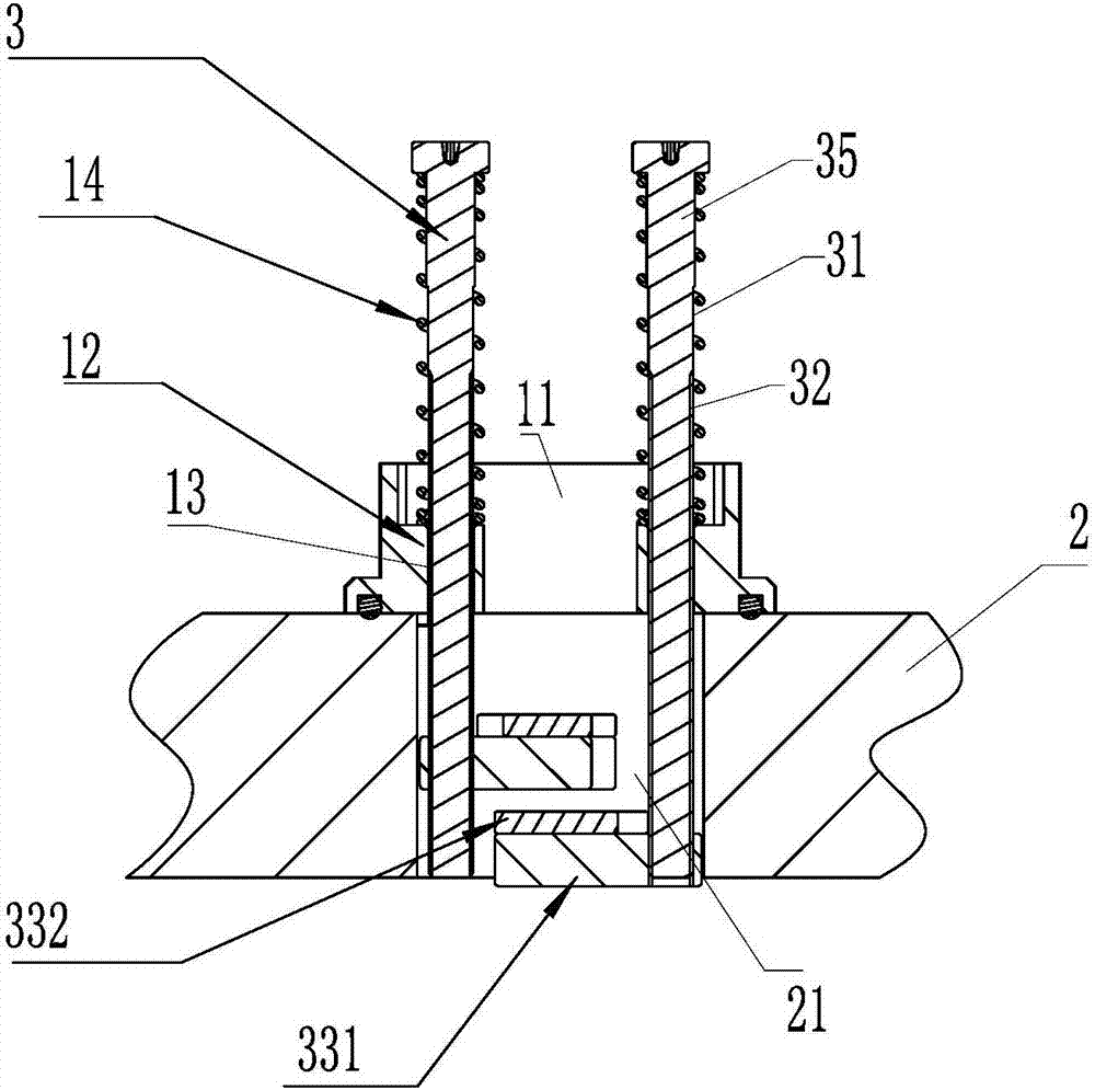 On-table rapid-installation and rapid-disassembly apparatus for faucet